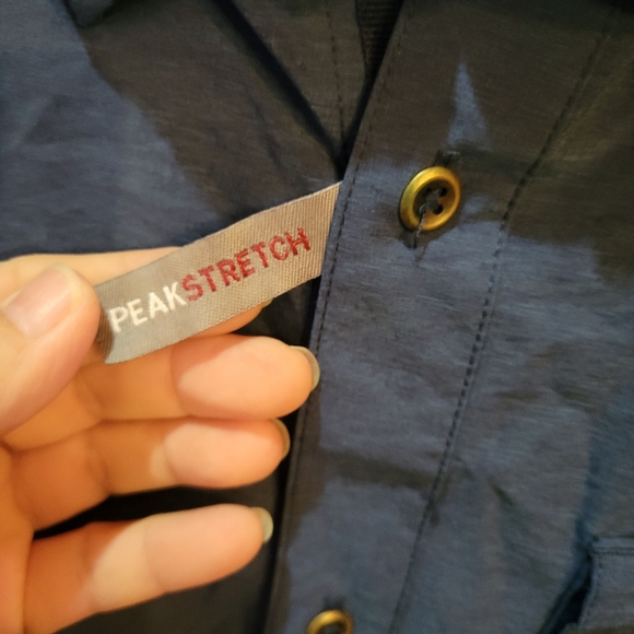 Swiss Tech Blue Long Sleeve Button Down Shirt Size XL - Picture 4 of 5